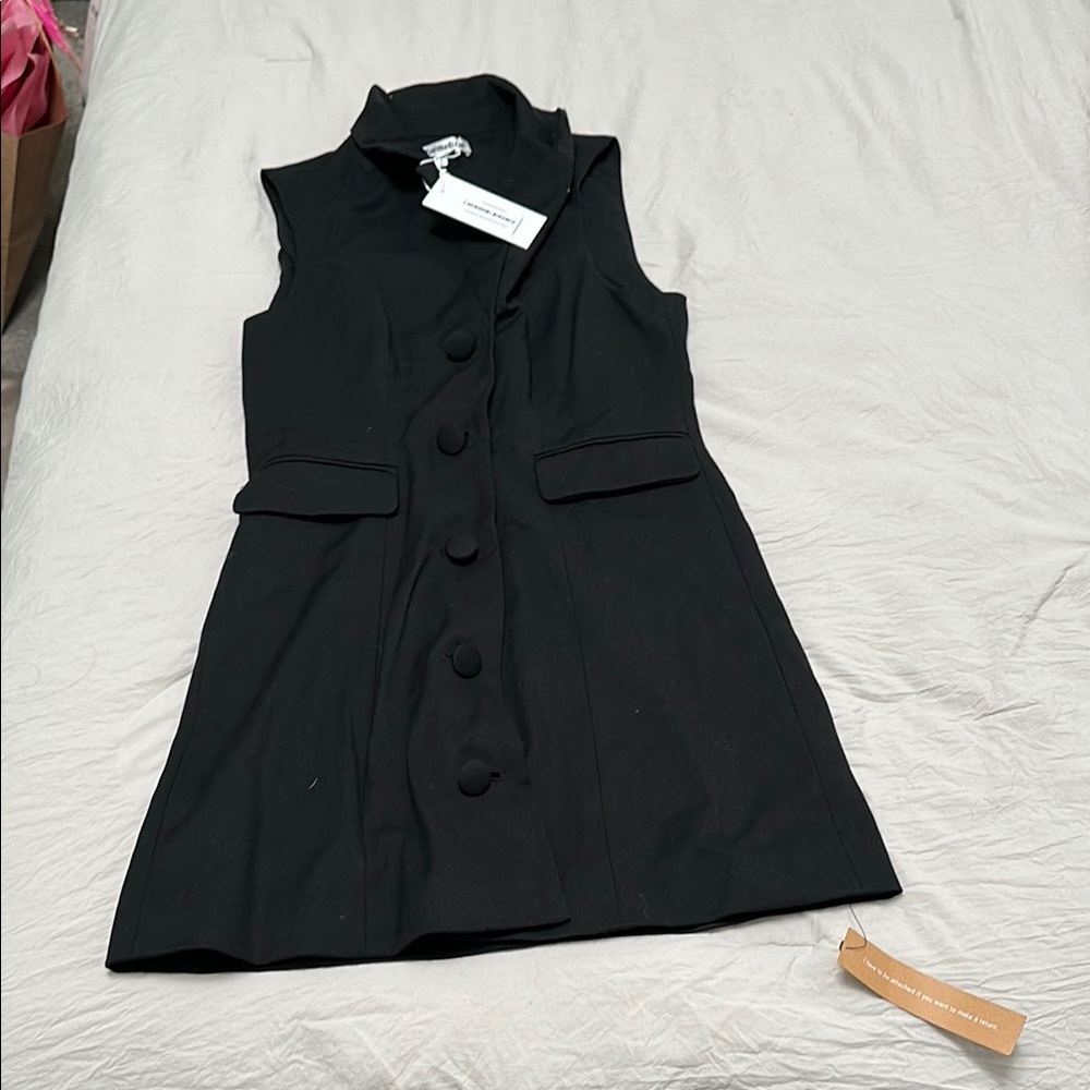 Reformation Black Sleeveless Dress